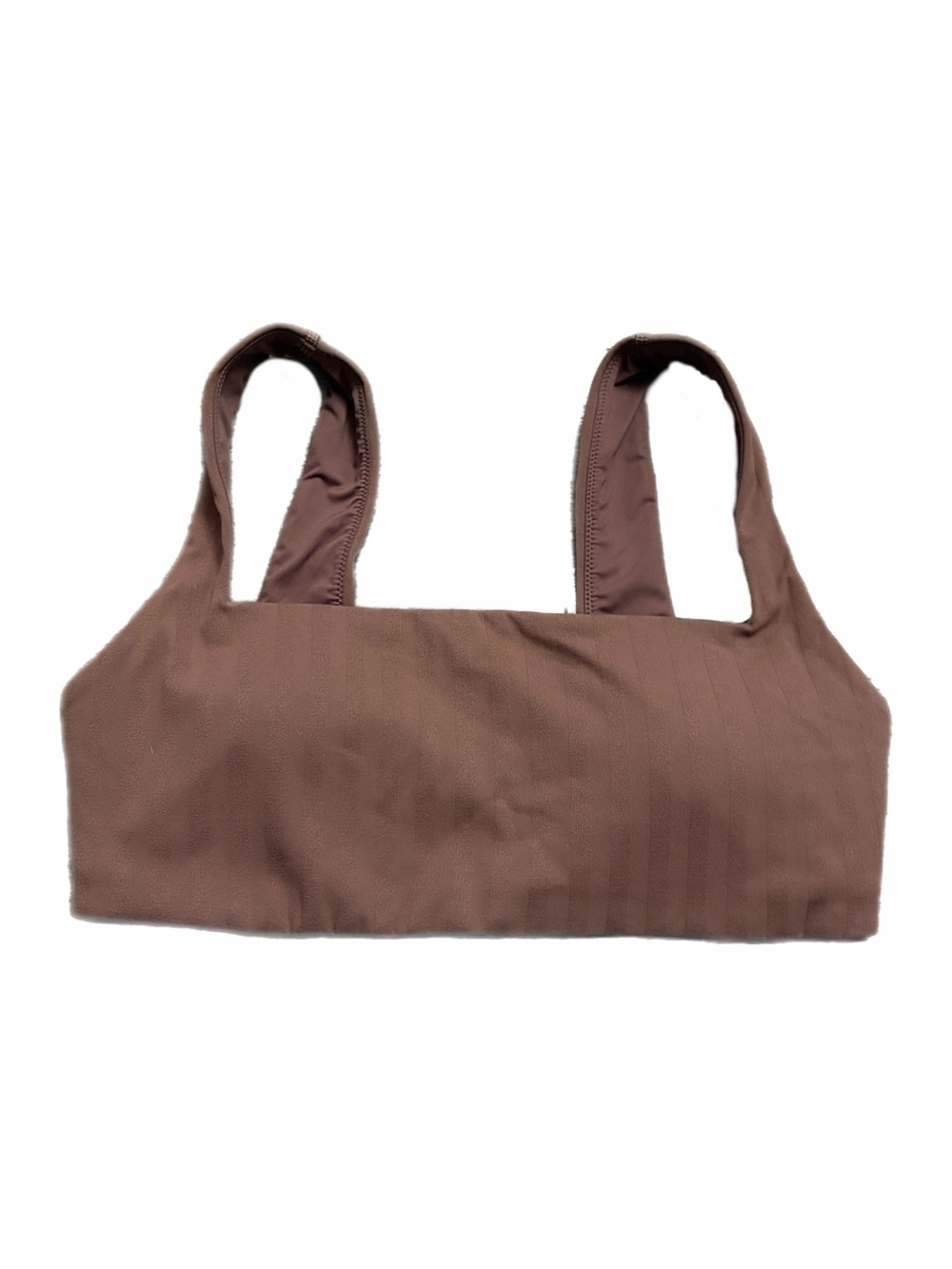 Lululemon Wunder Under Bra *Light Support, *Tonal Stripe (Dark Oxide) Size Small